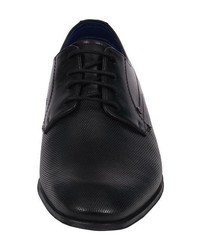 schwarze Leder Oxford Schuhe von Bugatti