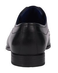 schwarze Leder Oxford Schuhe von Bugatti
