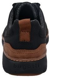 schwarze Leder Oxford Schuhe von Bugatti