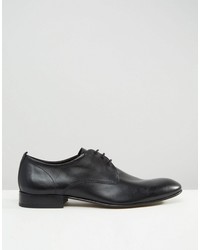 schwarze Leder Oxford Schuhe von Base London