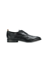 schwarze Leder Oxford Schuhe von Buttero