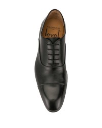 schwarze Leder Oxford Schuhe von Magnanni