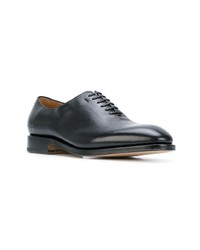 schwarze Leder Oxford Schuhe von Salvatore Ferragamo