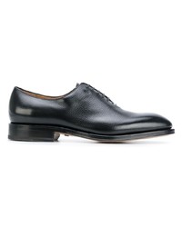 schwarze Leder Oxford Schuhe von Salvatore Ferragamo