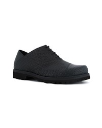 schwarze Leder Oxford Schuhe von Peter Non