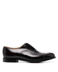 schwarze Leder Oxford Schuhe von Church's