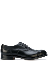 schwarze Leder Oxford Schuhe von Church's