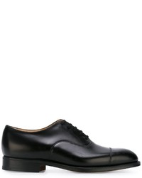 schwarze Leder Oxford Schuhe von Church's