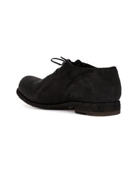 schwarze Leder Oxford Schuhe von Officine Creative