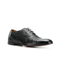 schwarze Leder Oxford Schuhe von Doucal's