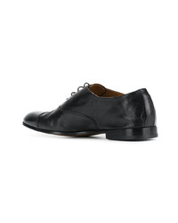 schwarze Leder Oxford Schuhe von Doucal's