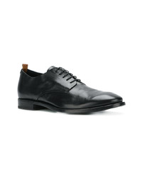 schwarze Leder Oxford Schuhe von Buttero