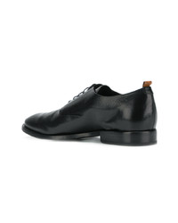 schwarze Leder Oxford Schuhe von Buttero