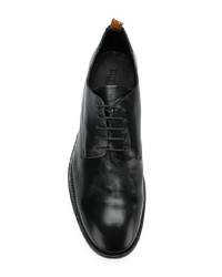 schwarze Leder Oxford Schuhe von Buttero