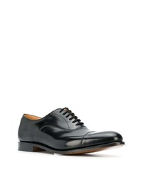 schwarze Leder Oxford Schuhe von Church's