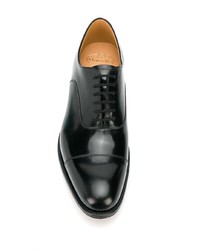 schwarze Leder Oxford Schuhe von Church's