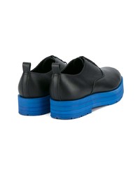schwarze Leder Oxford Schuhe von Comme Des Garcons Homme Plus