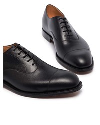 schwarze Leder Oxford Schuhe von Church's