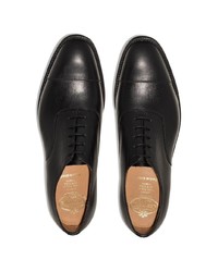 schwarze Leder Oxford Schuhe von Church's