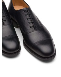 schwarze Leder Oxford Schuhe von Church's