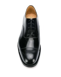 schwarze Leder Oxford Schuhe von Church's