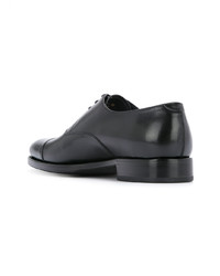 schwarze Leder Oxford Schuhe von Crockett Jones