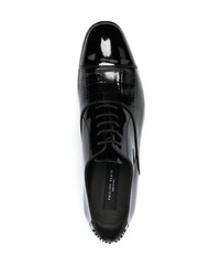 schwarze Leder Oxford Schuhe von Philipp Plein