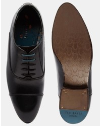 schwarze Leder Oxford Schuhe von Ted Baker