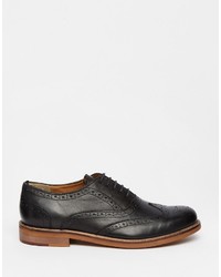 schwarze Leder Oxford Schuhe von Ben Sherman