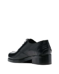 schwarze Leder Oxford Schuhe von Stefan Cooke