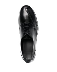 schwarze Leder Oxford Schuhe von Stefan Cooke