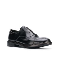 schwarze Leder Oxford Schuhe von Premiata