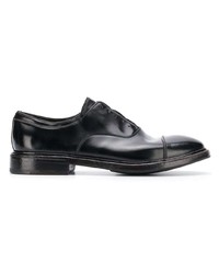 schwarze Leder Oxford Schuhe von Premiata