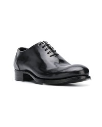 schwarze Leder Oxford Schuhe von Dimissianos & Miller