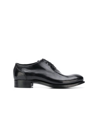 schwarze Leder Oxford Schuhe von Dimissianos & Miller