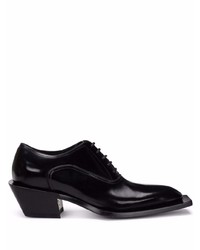 schwarze Leder Oxford Schuhe von Dolce & Gabbana
