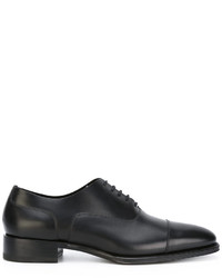 schwarze Leder Oxford Schuhe von DSQUARED2