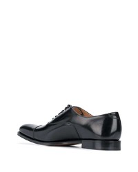 schwarze Leder Oxford Schuhe von Church's