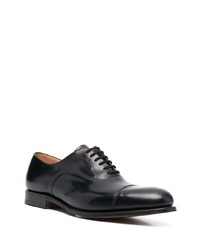 schwarze Leder Oxford Schuhe von Church's