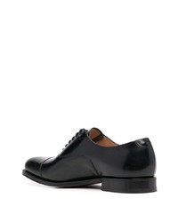 schwarze Leder Oxford Schuhe von Church's