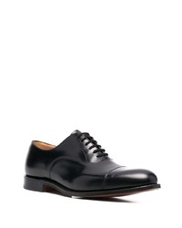 schwarze Leder Oxford Schuhe von Church's