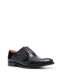 schwarze Leder Oxford Schuhe von Church's