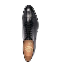 schwarze Leder Oxford Schuhe von Church's