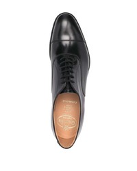 schwarze Leder Oxford Schuhe von Church's