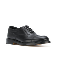 schwarze Leder Oxford Schuhe von Trickers