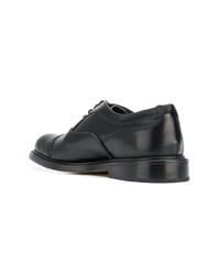 schwarze Leder Oxford Schuhe von Trickers