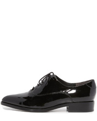 schwarze Leder Oxford Schuhe von Sigerson Morrison