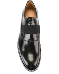 schwarze Leder Oxford Schuhe von Fendi