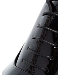 schwarze Leder Oxford Schuhe von BOSS
