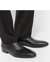schwarze Leder Oxford Schuhe von Hugo Boss